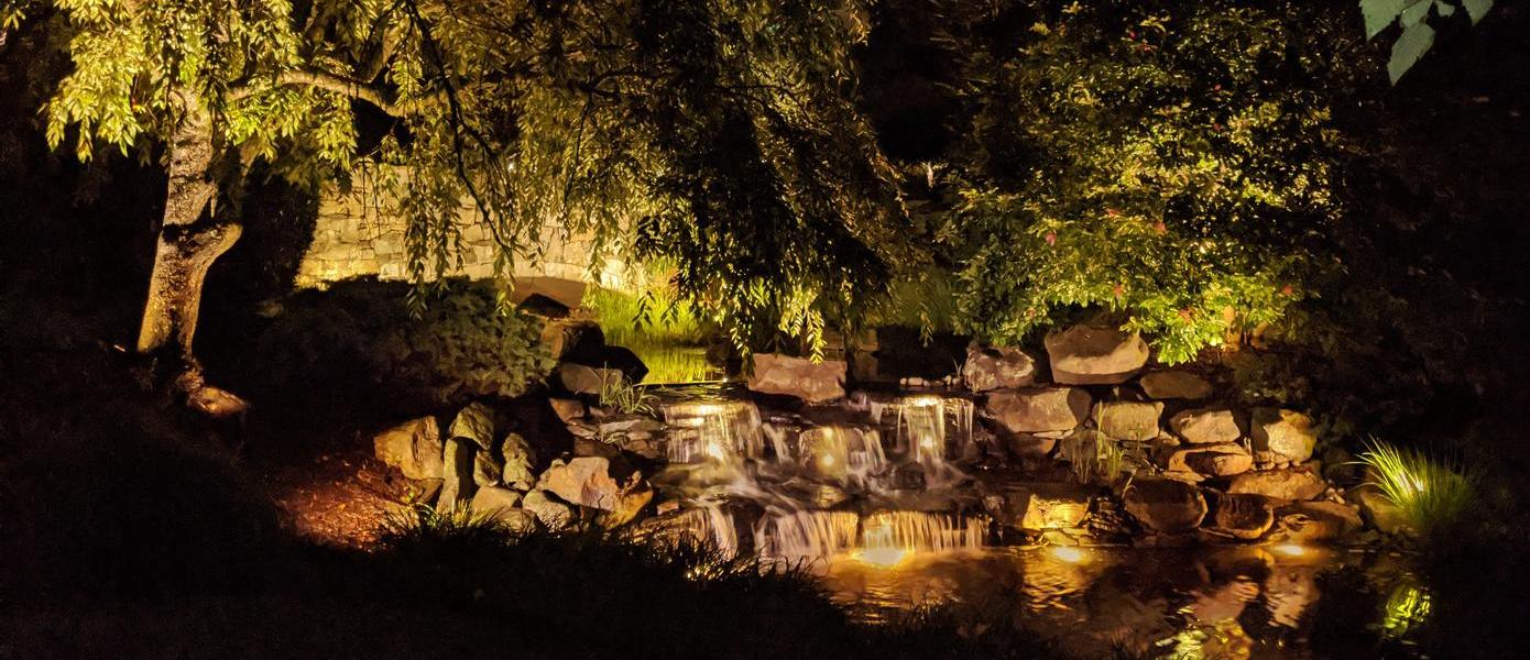 landscape lighting installer in the Cary, NC