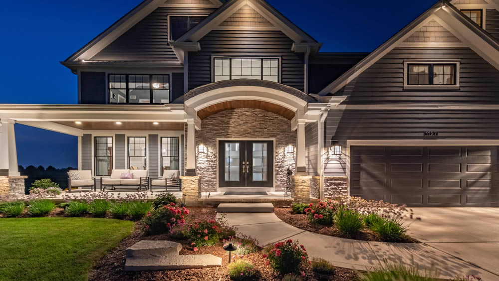exterior soffit lighting design
