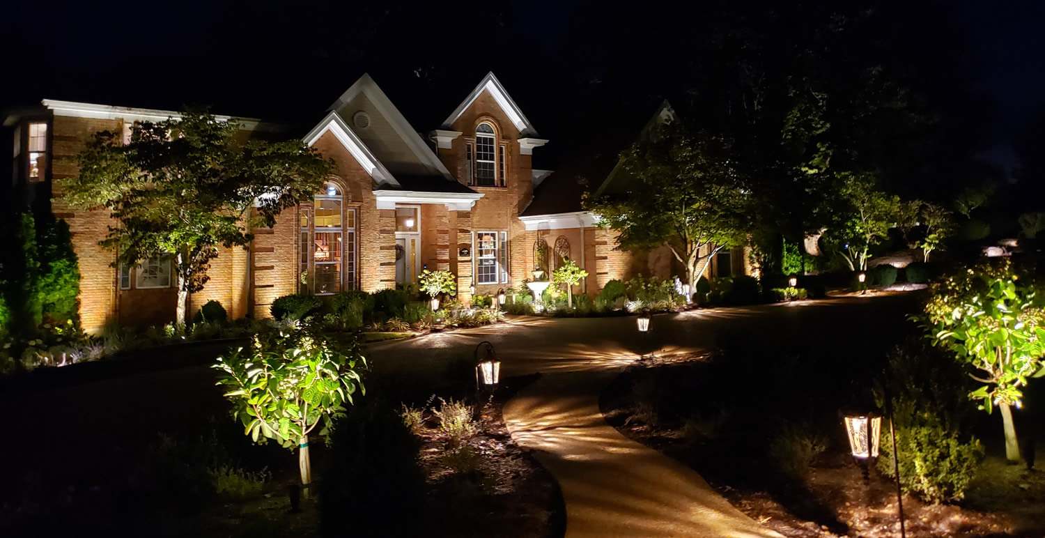 landscape lighting installations St. Louis