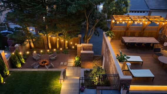 outdoor kitchen lighting