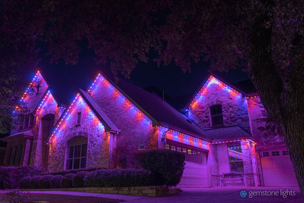 permanent holiday lights, Gemstone Lights