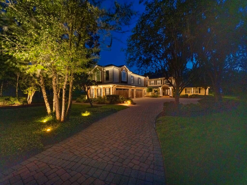 Boca Grande, FL, architectural uplighting