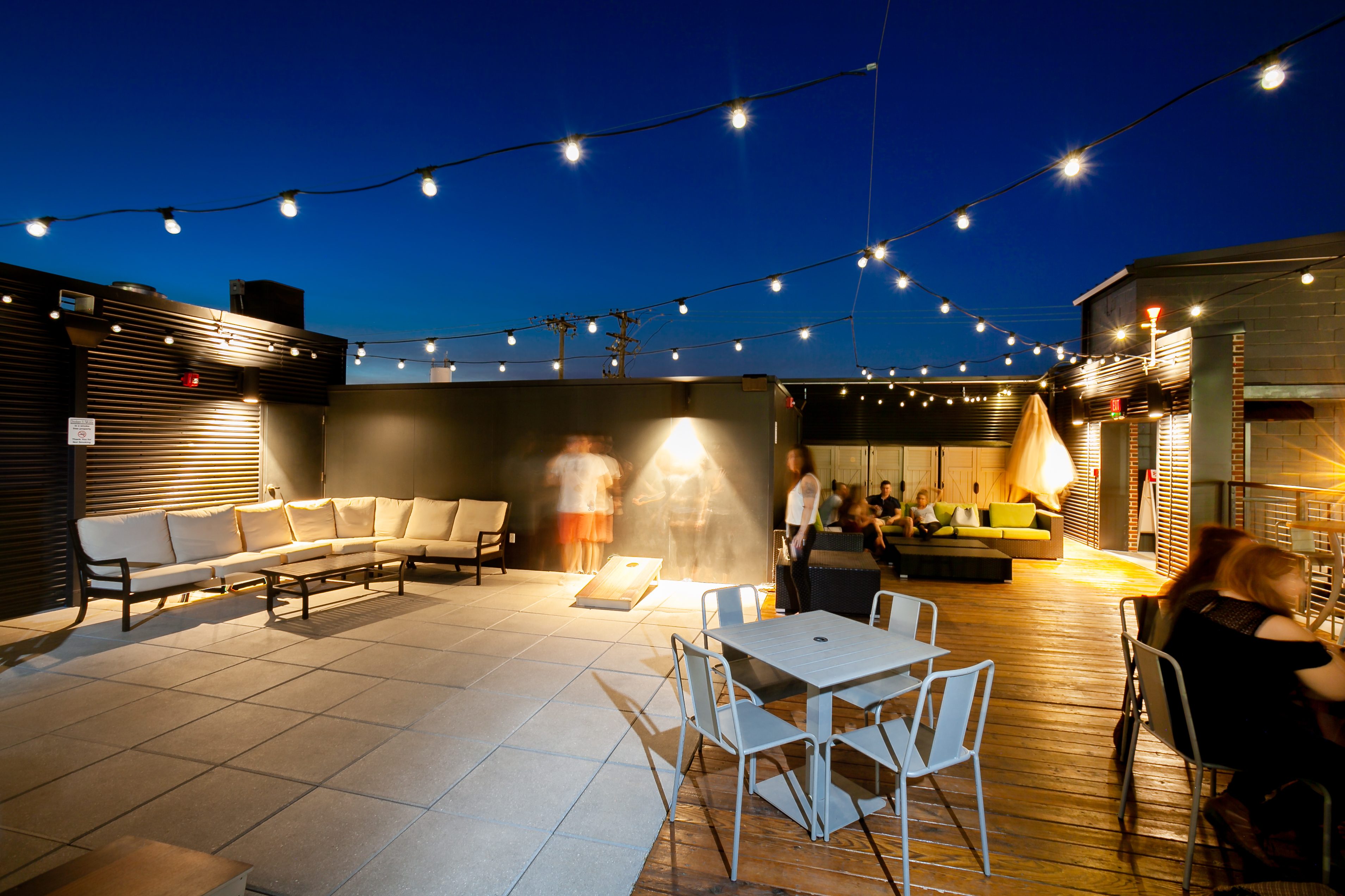 festive string patio lighting in Punta Gorda, FL