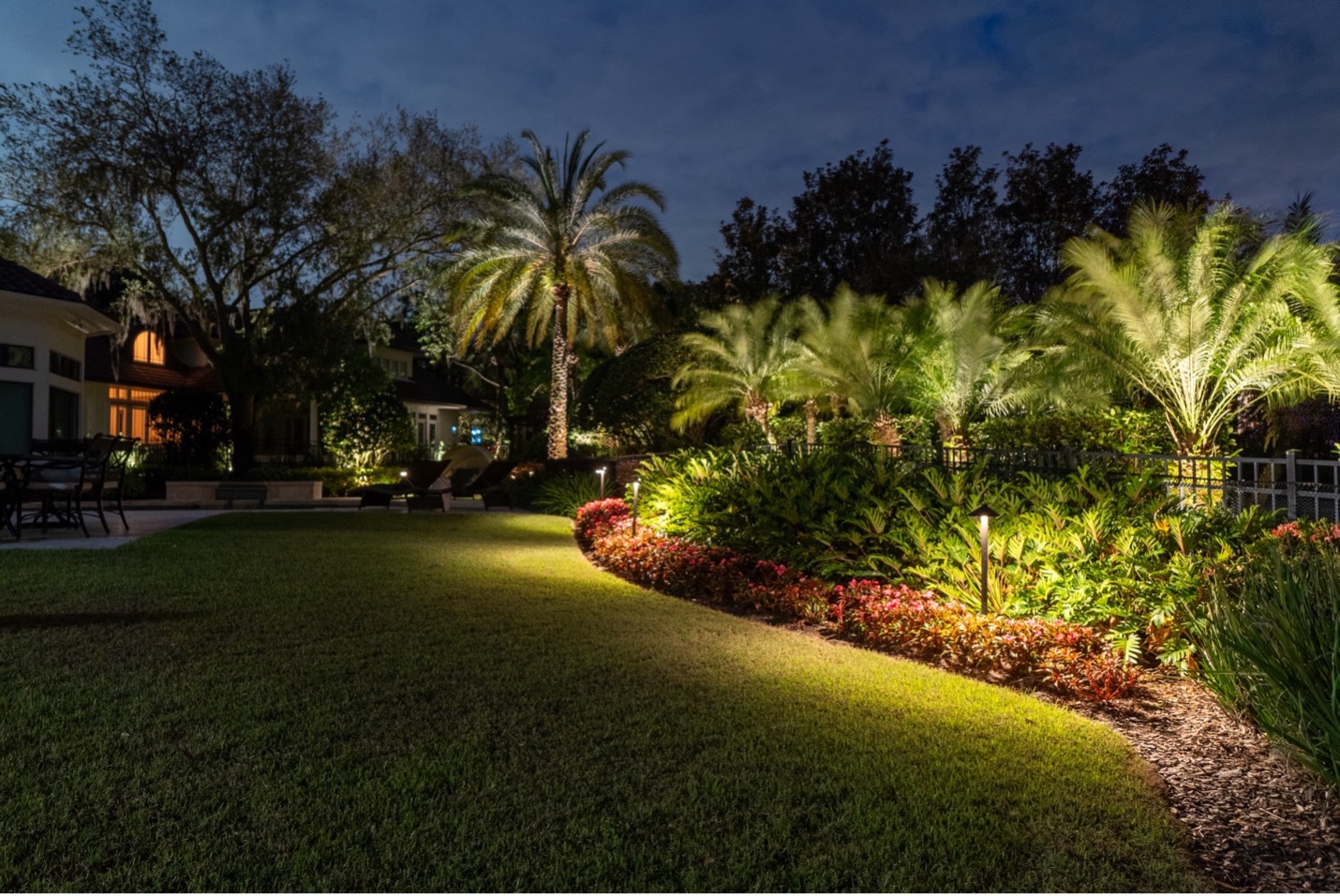 Lely Resort, FL, outdoor lighting installation