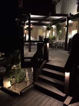 Outdoor patio lighting