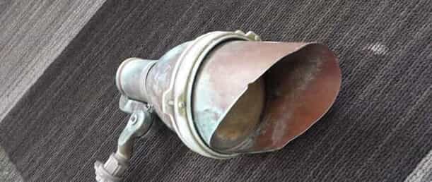 Old mercury vapor flood light
