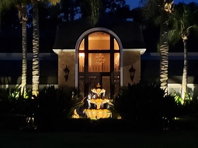 Water decor outdoor lighting