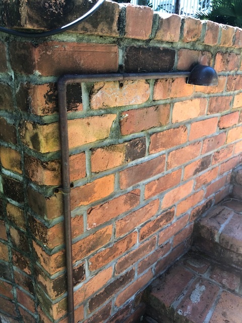 Lighting on Wall Next to Steps