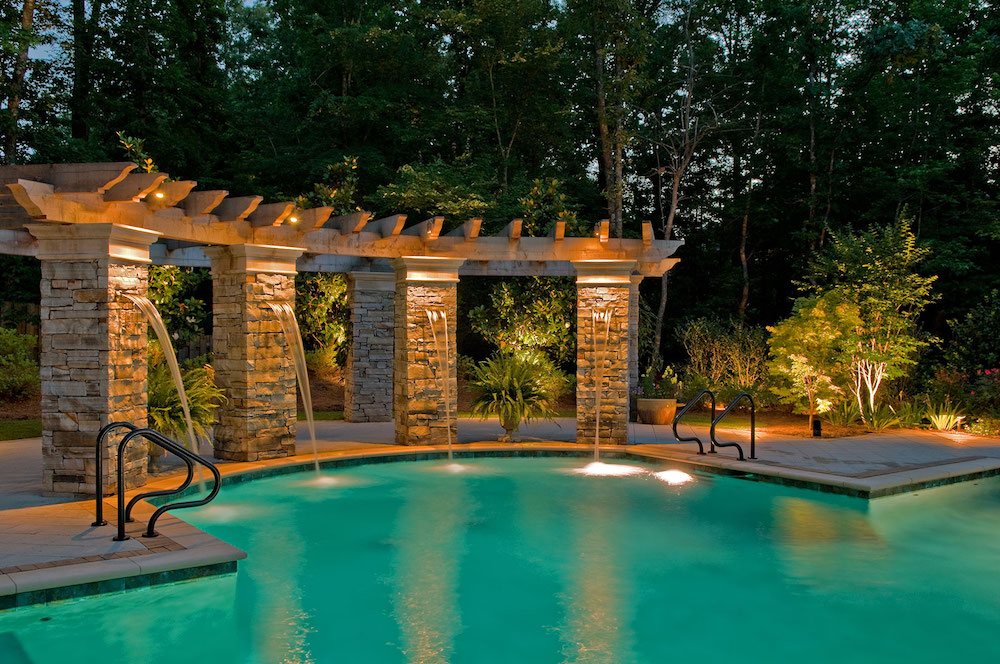 Pool Lighting Outdoor Lighting Perspectives of North Dallas