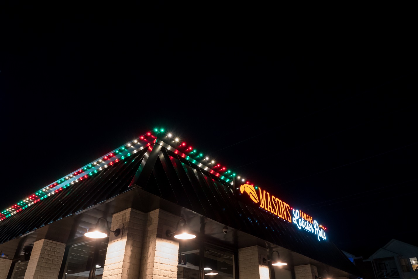commercial roofline lighting in Florida