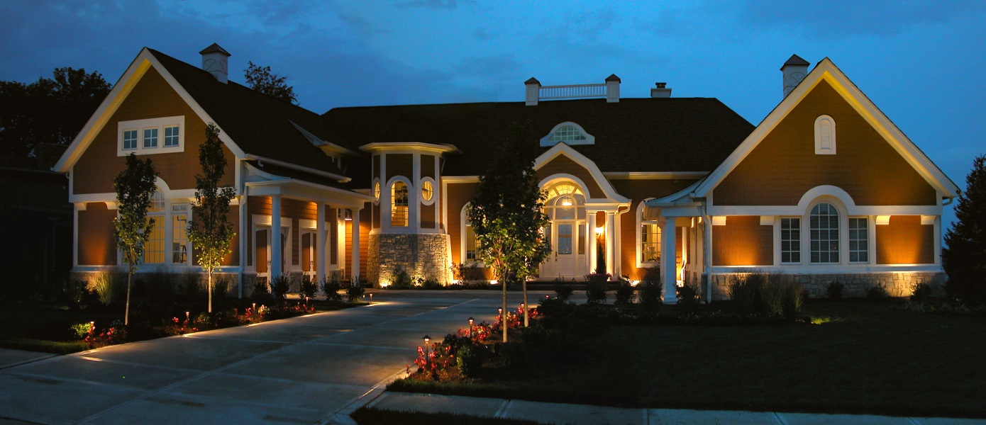 outdoor lighting installed in Solon, Ohio