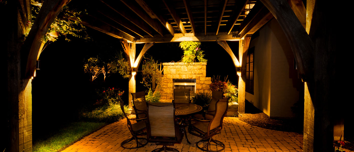 outdoor lighting covered patio