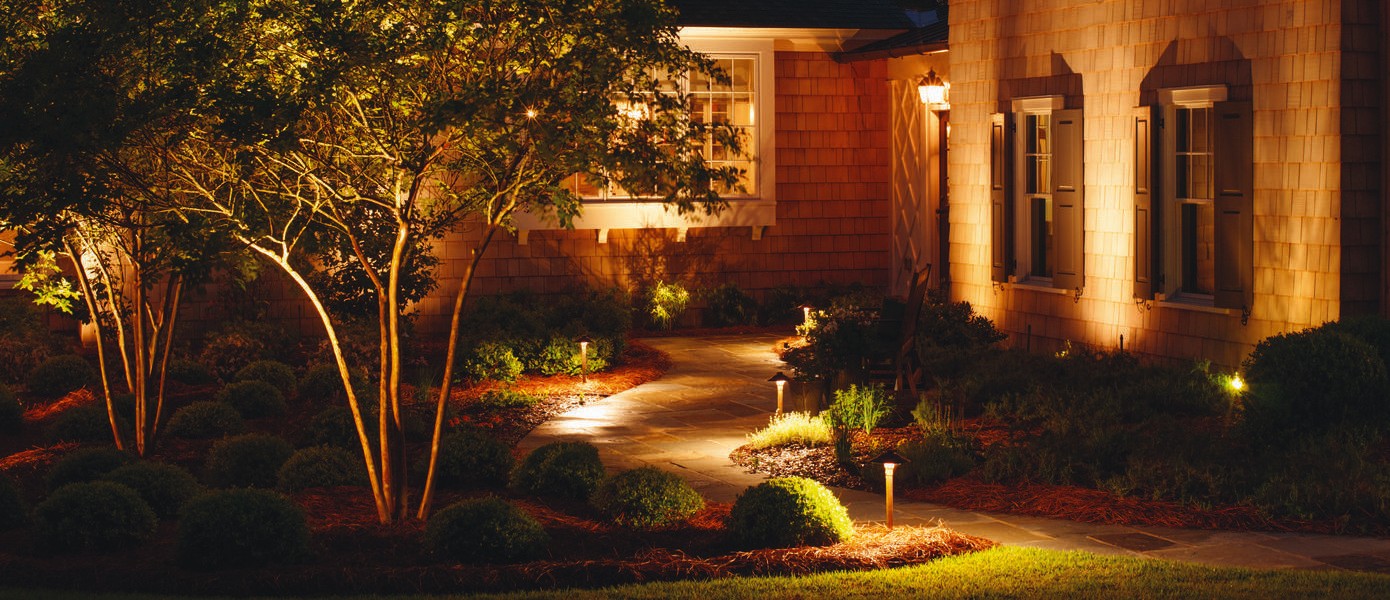 elegant pathway lighting installation company in Collierville, TN