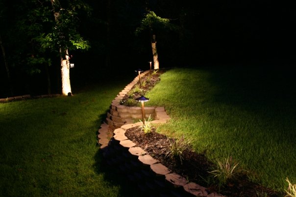 backyard path lights 