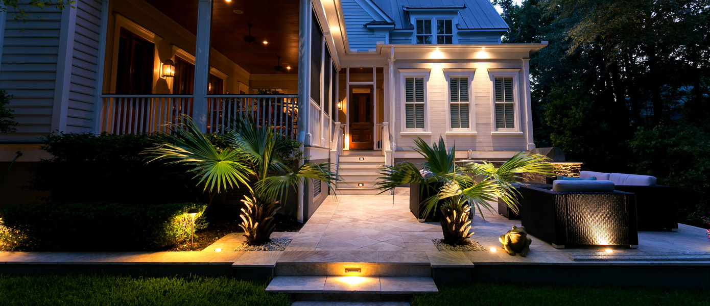 front yard architectural lighting 