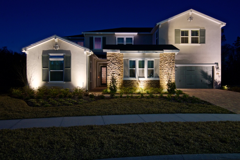 uplighting on a home jacksonville florida