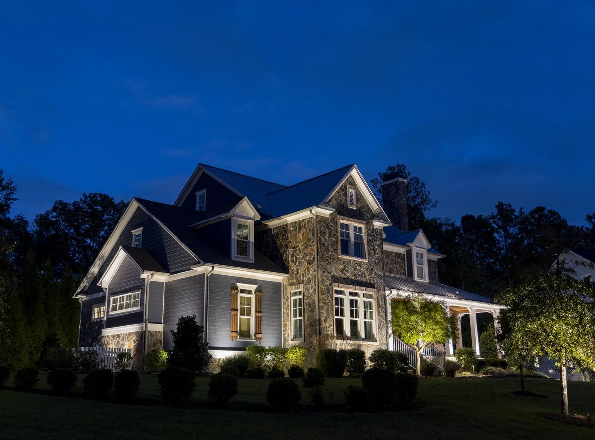 Home with lighting