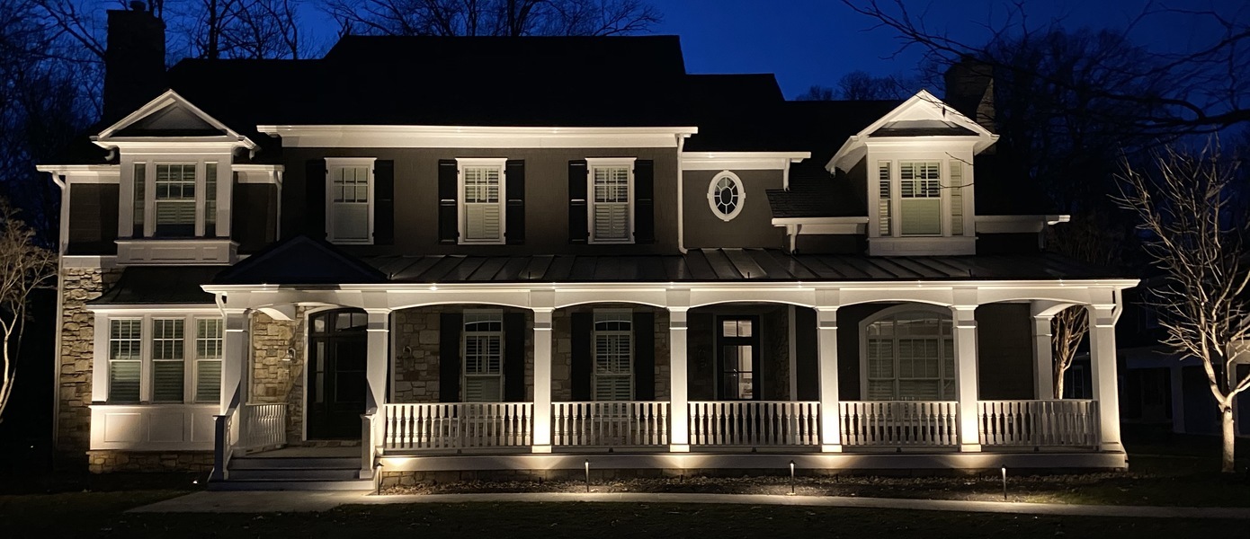 architectural uplighting in Glen Allen, VA