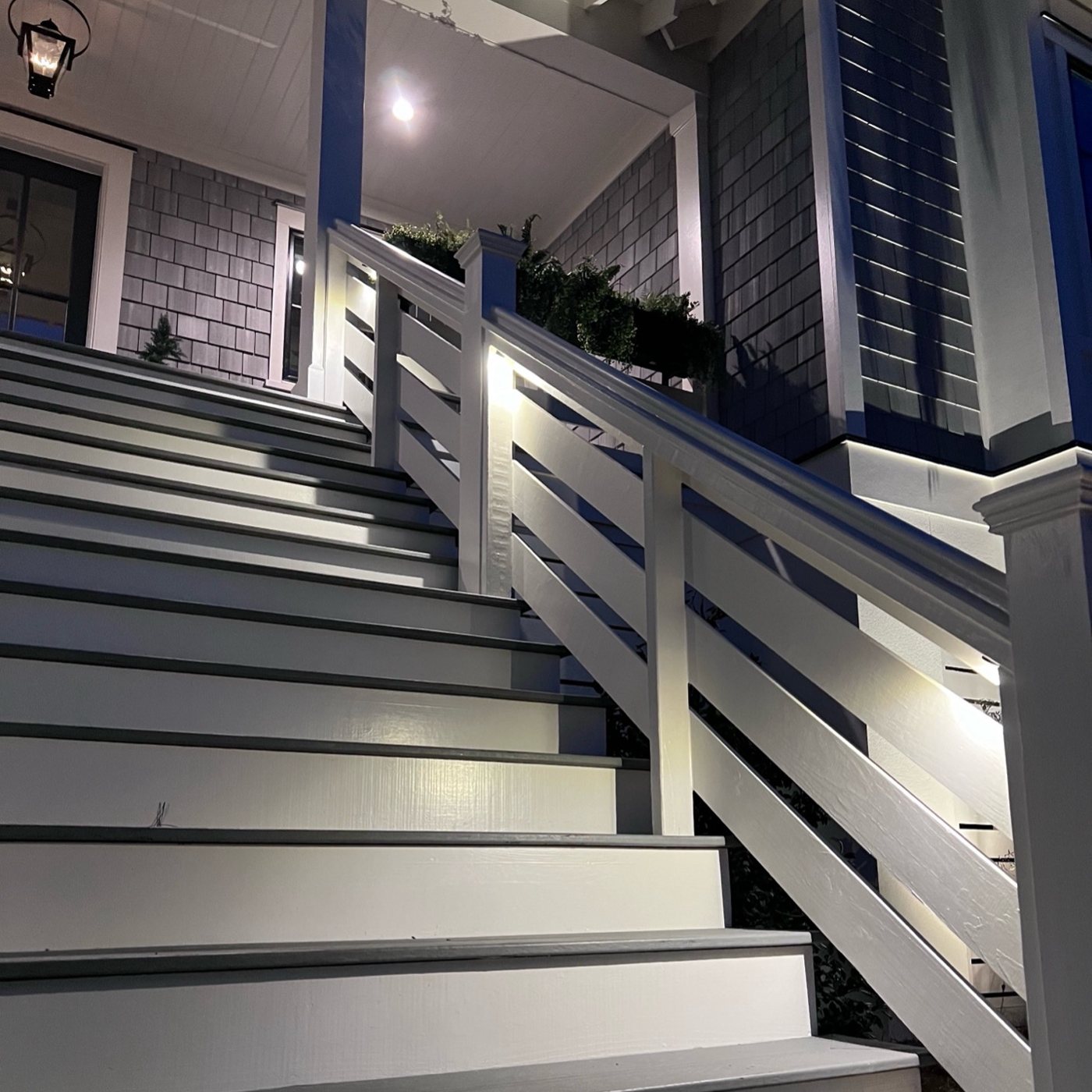 front porch rail lighting in glen allen