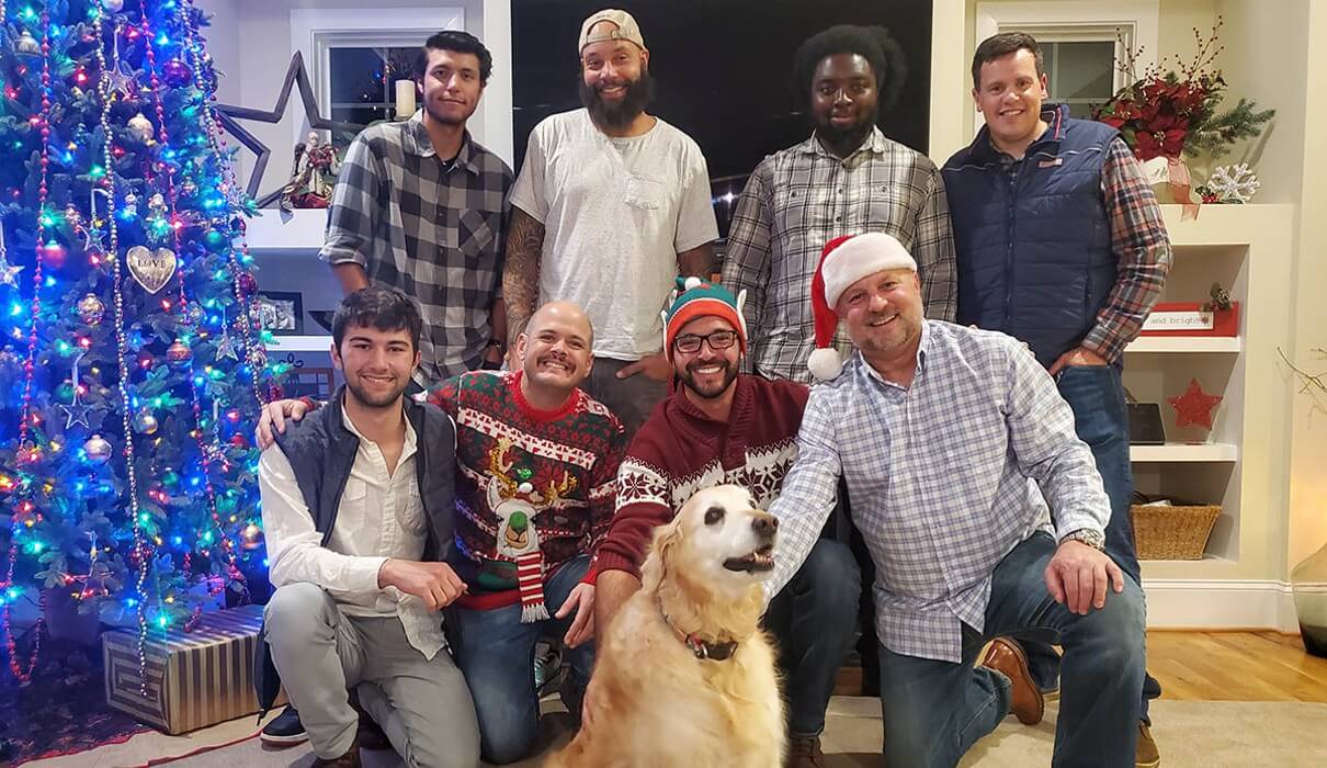 Family Photo with dog