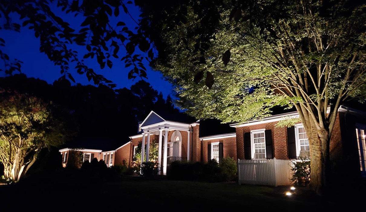 landscape lighting Charlottesville