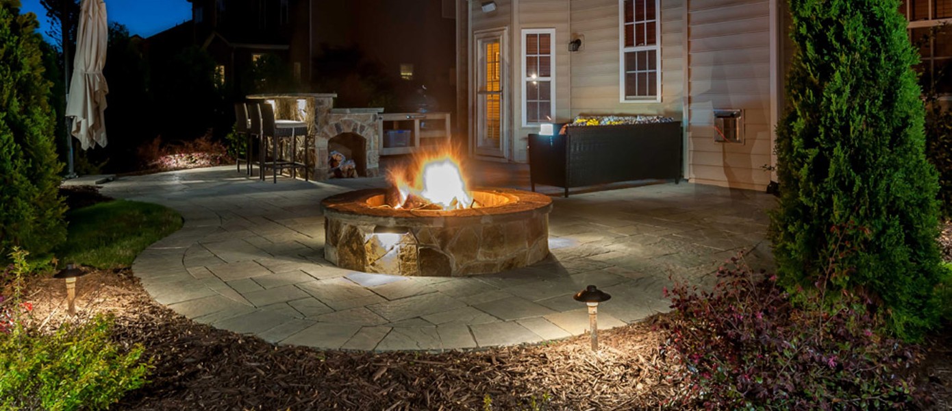 fire pit lighting