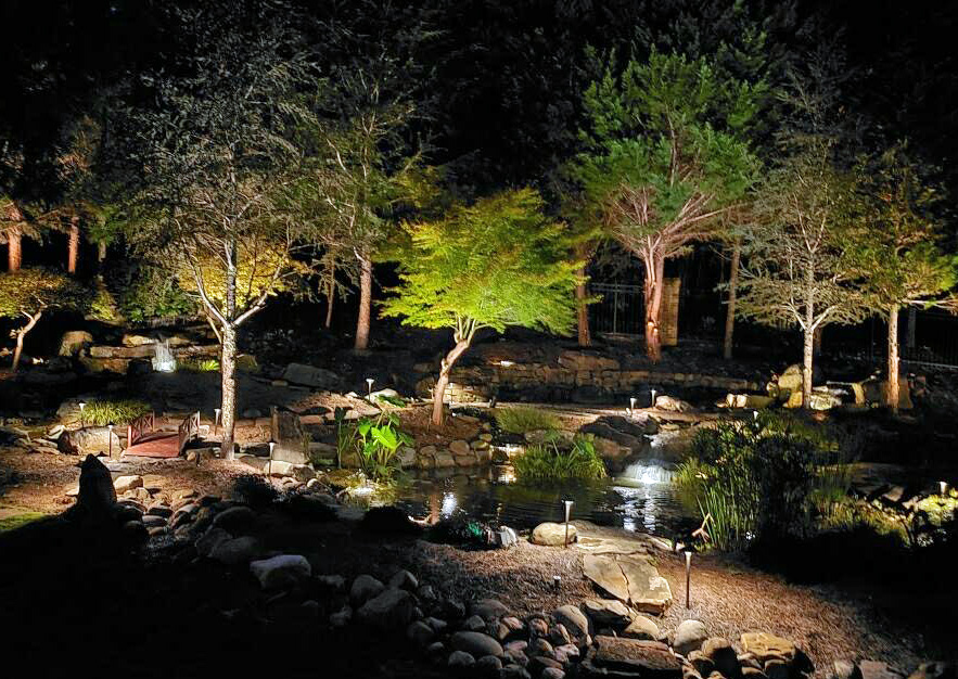 backyard lighting