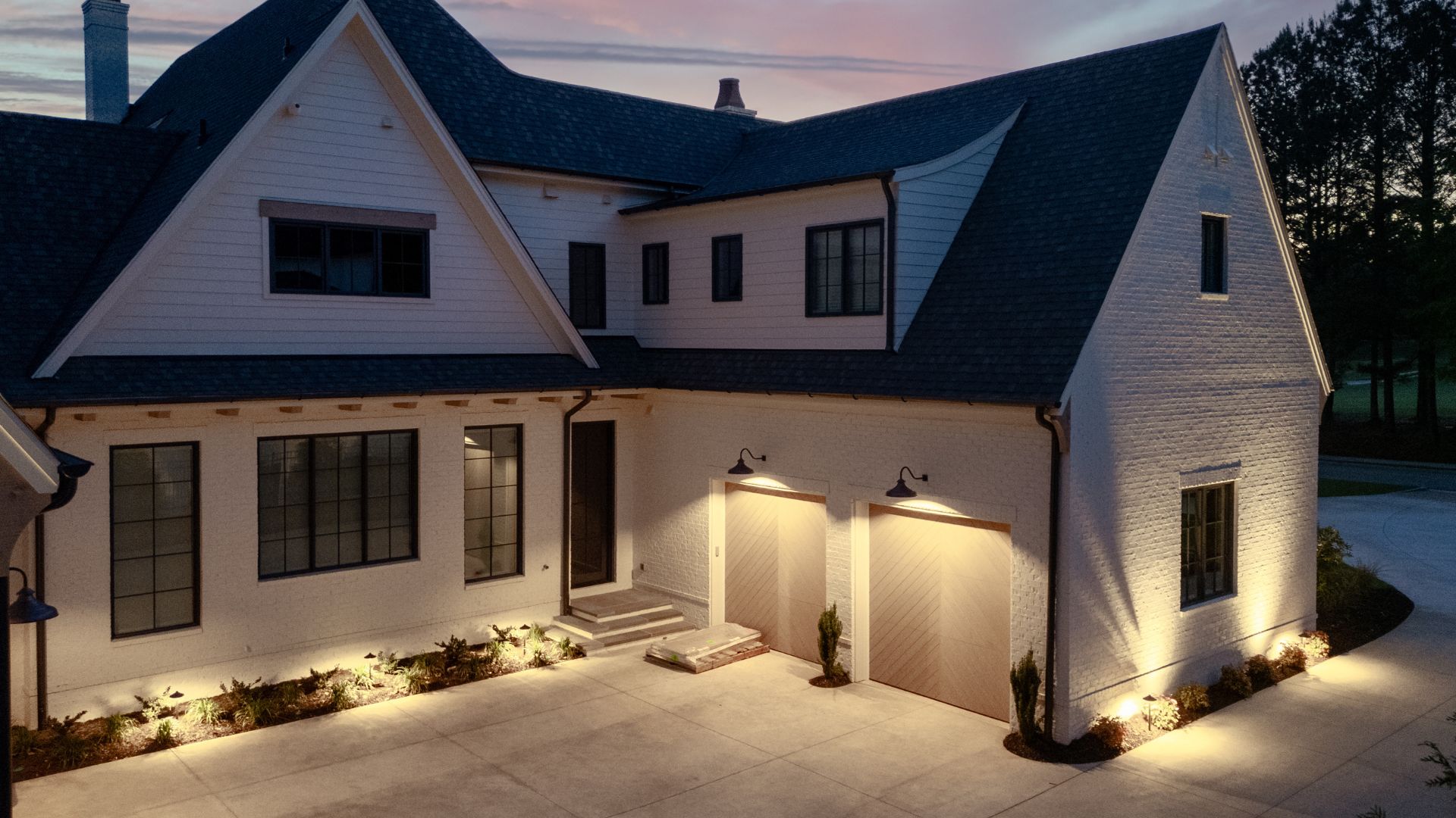 lighted garage