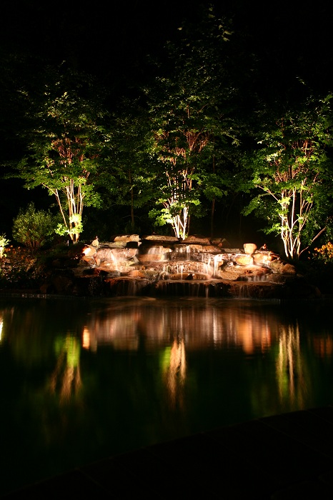  landscape and waterfall lighting