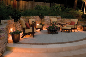Patio and seating area lighting