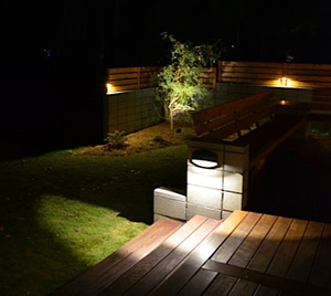 charlotte wooden patio lights