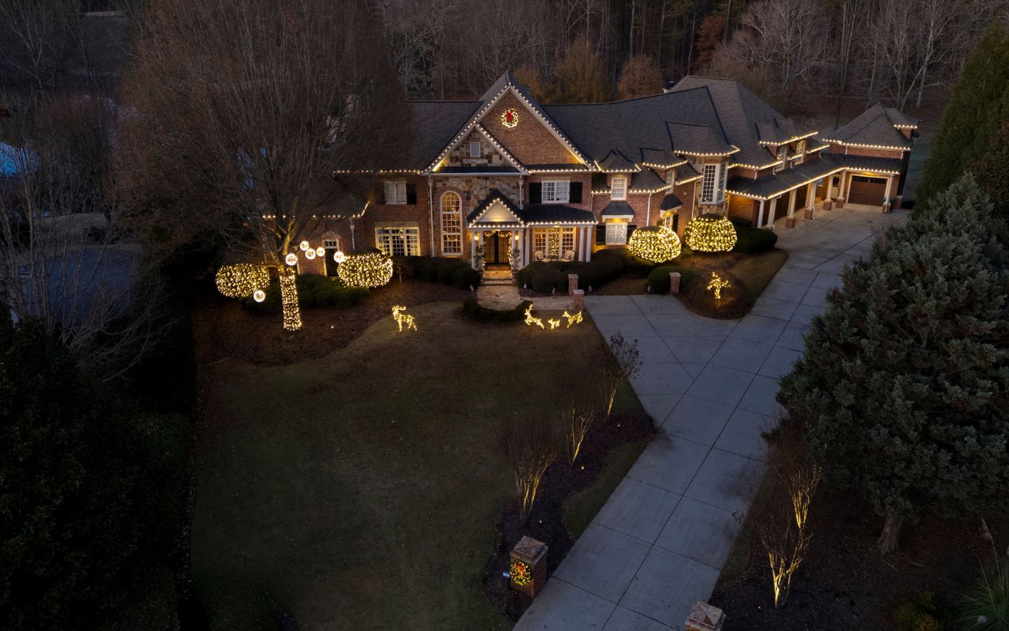 professional outdoor christmas lighting