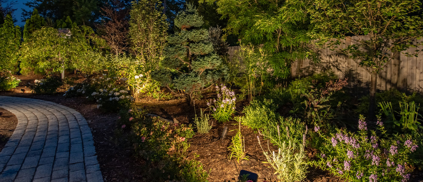 landscape lighting in Windham, MA